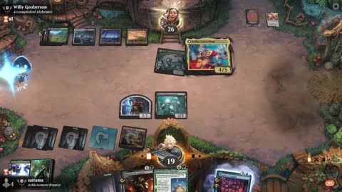 Watch MTG Arena Video Replay - UBRG Midrange by saitama VS Abzan Midrange by Willy Gooberson - Premier Draft