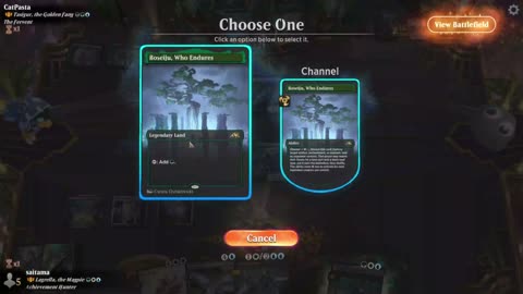 Watch MTG Arena Video Replay - Lagrella, the Magpie by saitama VS Tasigur, the Golden Fang by CatPasta - Historic Brawl
