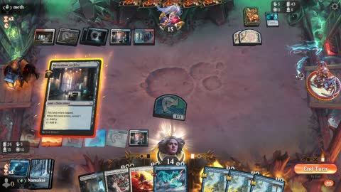 Watch MTG Arena Video Replay - Azorius Midrange by Namakai VS Jeskai Midrange by meth - Traditional Standard Ranked