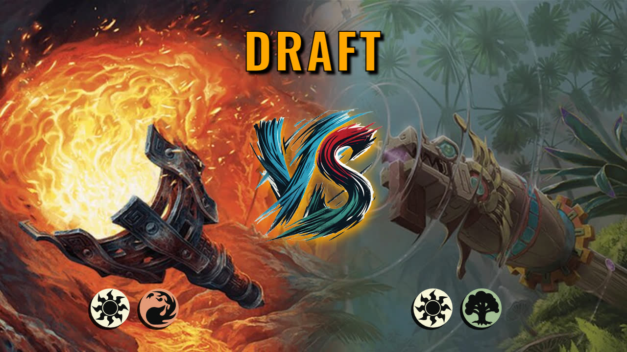 Watch MTG Arena Draft Video - Boros Midrange by GBThundaII VS Selesnya Aggro by Randalf - b4818d