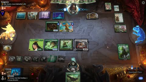 Watch MTG Arena Video Replay - Azusa, Lost but Seeking by saitama VS Sab-Sunen, Luxa Embodied by Seagrove - Historic Brawl