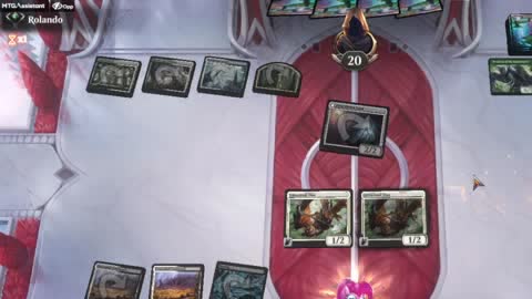 Watch MTG Arena Video Replay - Orzhov Aggro by GBThundaII VS WUBG Midrange by Rolando - Standard Ranked