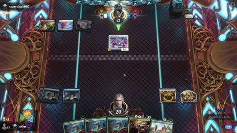 Watch MTG Arena Video Replay - Simic Midrange by utku VS Naya Aggro by crazychair007 - Standard Ranked