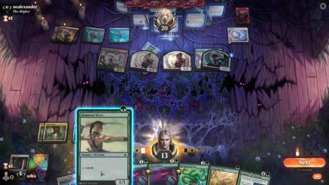 Watch MTG Arena Video Replay - Mono Green Aggro by utku VS Izzet Aggro by nealexander - Standard Ranked