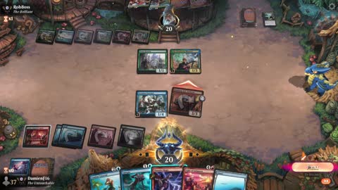 Watch MTG Arena Video Replay - Izzet Midrange by DamienF16 VS UBRG Midrange by RobBoss - Premier Draft