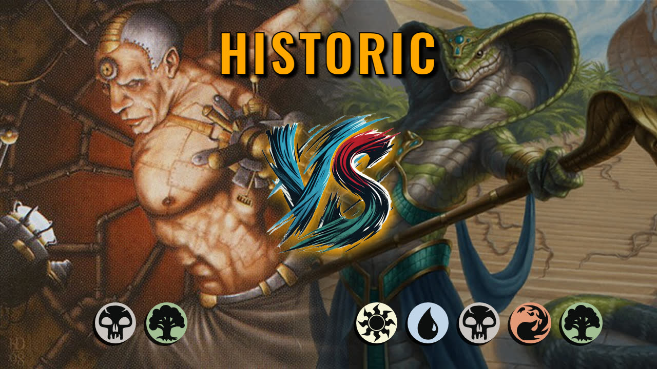 Watch MTG Arena Historic Video - Golgari Midrange by CunicoliGoblin VS 5 Color Midrange by minath - e33ed4