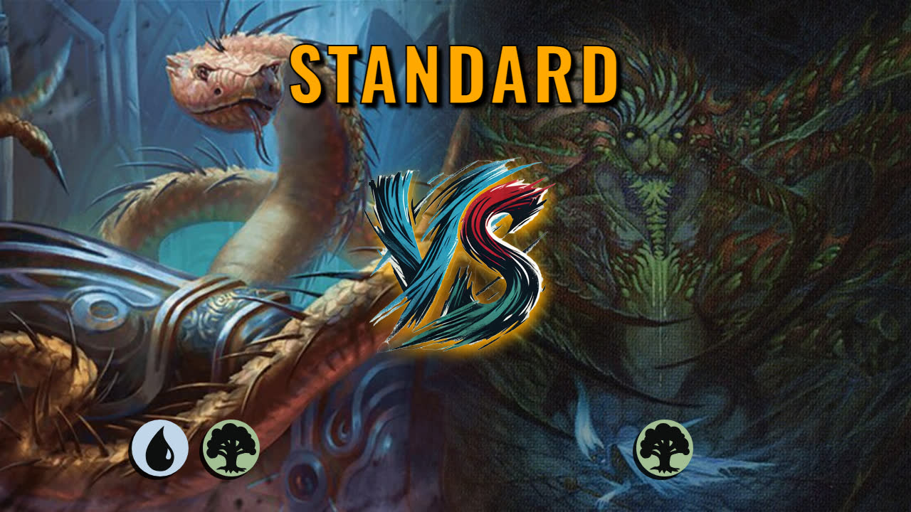 Watch MTG Arena Standard Video - Simic Midrange by utku VS Mono Green Aggro by erengelion - 9d34d7