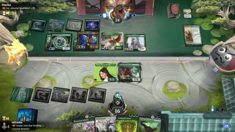Watch MTG Arena Video Replay - Azusa, Lost but Seeking by saitama VS Ivy, Gleeful Spellthief by Oneku - Historic Brawl