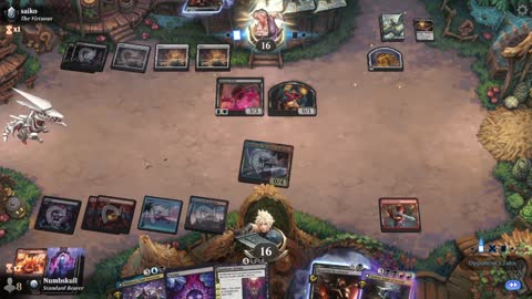 Watch MTG Arena Video Replay - Grixis Midrange by Numbskull VS Orzhov Midrange by saiko - Premier Draft