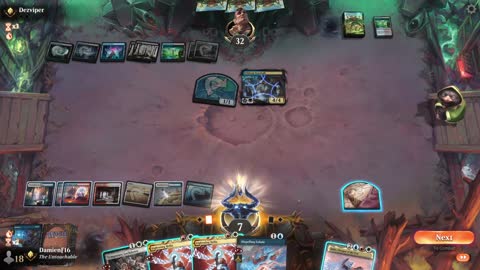 Watch MTG Arena Video Replay - Jeskai Midrange by DamienF16 VS Dimir Control by Dezviper - Traditional Standard Ranked