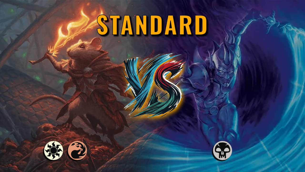 Watch MTG Arena Standard Video - Boros Aggro by CunicoliGoblin VS Mono Black Aggro by GiantSizeManThing - d9bcda