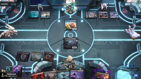 Watch MTG Arena Video Replay - Rakdos Midrange by Numbskull VS Mono Blue Aggro by nununu - Prerelease Standard Bo1 EOE