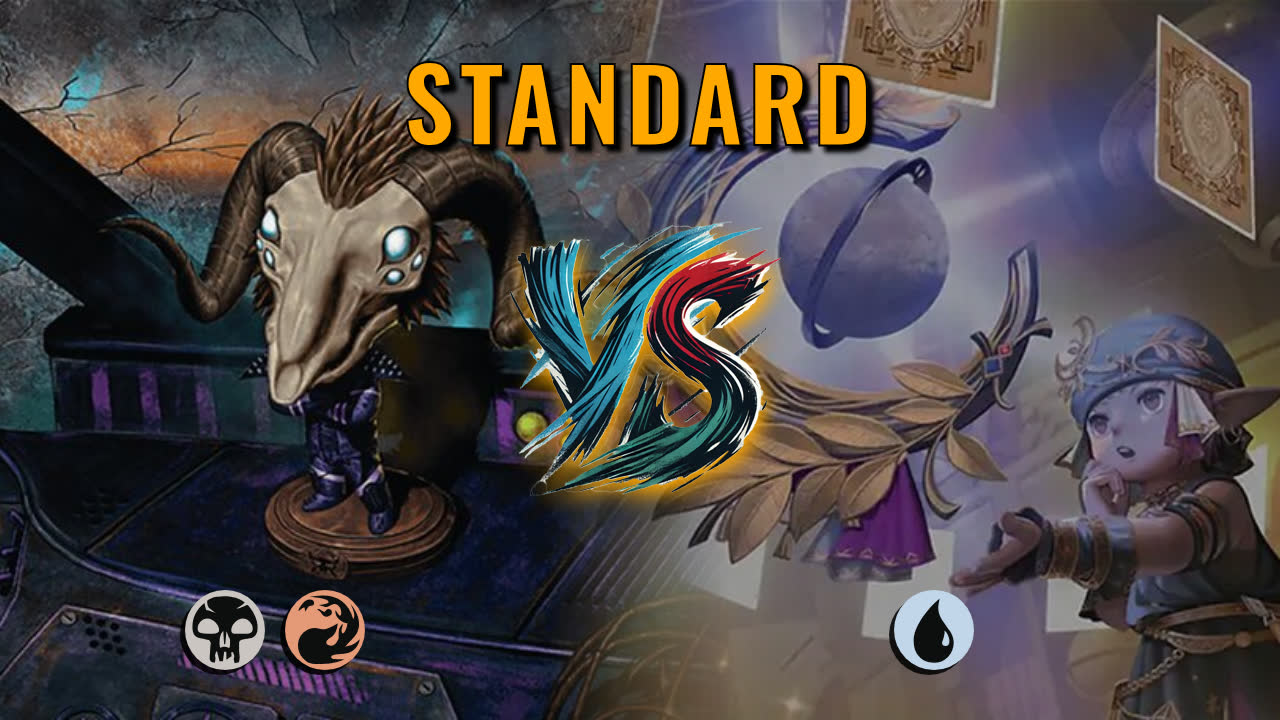 Watch MTG Arena Standard Video - Rakdos Midrange by Numbskull VS Mono Blue Aggro by nununu - b309e0