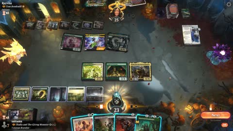 Watch MTG Arena Video Replay - Thalia and The Gitrog Monster by saitama VS Tom Bombadil by Rayviia - Historic Brawl