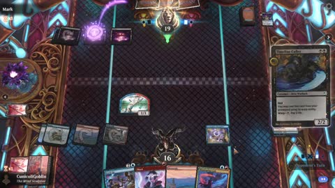 Watch MTG Arena Video Replay - Izzet Midrange by CunicoliGoblin VS Mono Black Aggro by Mark - Alchemy Play
