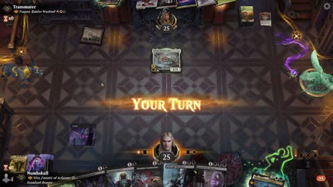 Watch MTG Arena Video Replay - Vito, Fanatic of Aclazotz by Numbskull VS Tsagan, Raider Warlord by Transmuter - Historic Brawl