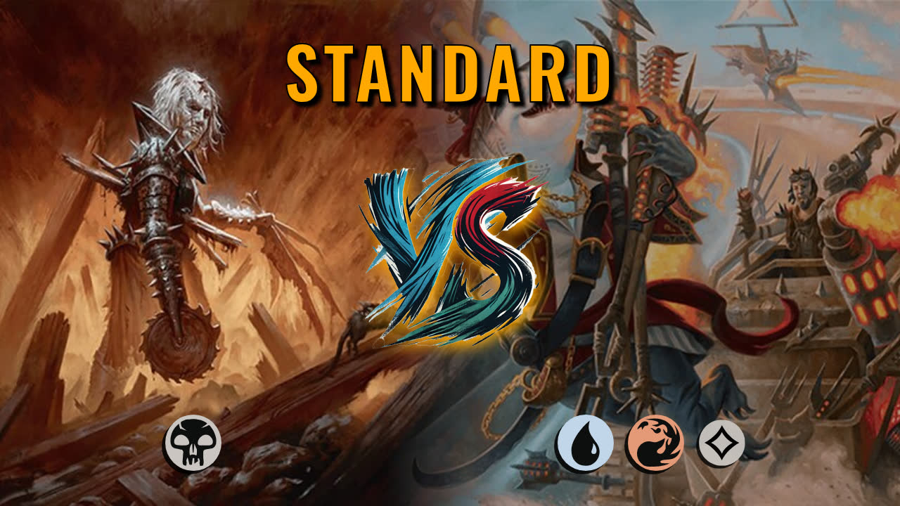 Watch MTG Arena Standard Video - Mono Black Midrange by Numbskull VS Izzet Midrange by OSi - 1e6d6f