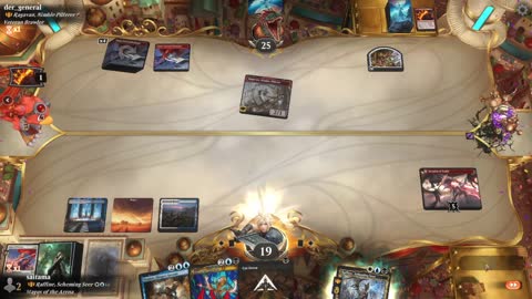 Watch MTG Arena Video Replay - Raffine, Scheming Seer by saitama VS Ragavan, Nimble Pilferer by der_general - Historic Brawl