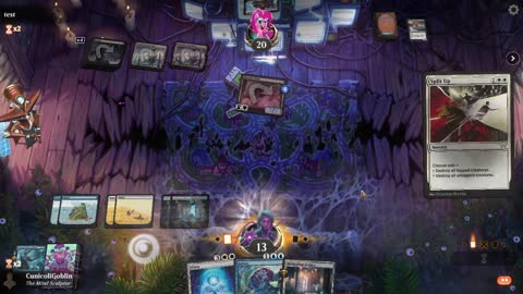 Watch MTG Arena Video Replay - Azorius Control by CunicoliGoblin VS Mono Black Midrange by test - Standard Play
