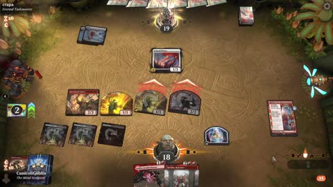 Watch MTG Arena Video Replay - Rakdos Aggro by CunicoliGoblin VS Boros Aggro by crapa - Traditional Historic Play