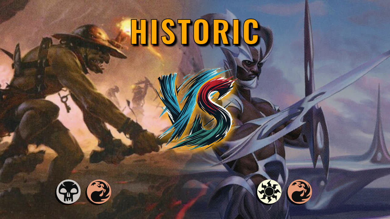 Watch MTG Arena Historic Video - Rakdos Aggro by CunicoliGoblin VS Boros Aggro by GrandmaSauce - 8fcd1f