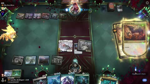 Watch MTG Arena Video Replay - Lagrella, the Magpie by saitama VS The First Sliver by drk - Historic Brawl
