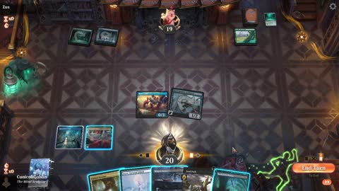 Watch MTG Arena Video Replay - Dimir Midrange by CunicoliGoblin VS Simic Midrange by Zox - Traditional Historic Play