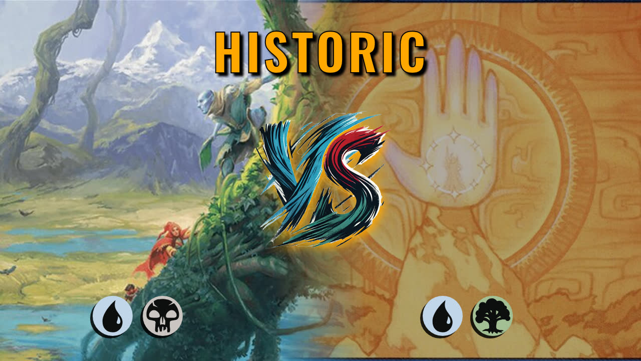 Watch MTG Arena Historic Video - Dimir Midrange by CunicoliGoblin VS Simic Midrange by Zox - 25244d