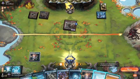 Watch MTG Arena Video Replay - Azorius Midrange by DamienF16 VS Jeskai Aggro by Lp87 - Standard Traditional Ranked