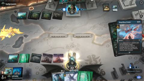 Watch MTG Arena Video Replay - UBRG Midrange by saitama VS Sultai Midrange by Gadgetpants - Premier Draft Ranked