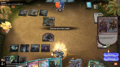 Watch MTG Arena Video Replay - Kefka, Court Mage by saitama VS Garnet, Princess of Alexandria by JonOta - MWM Brawl Builder