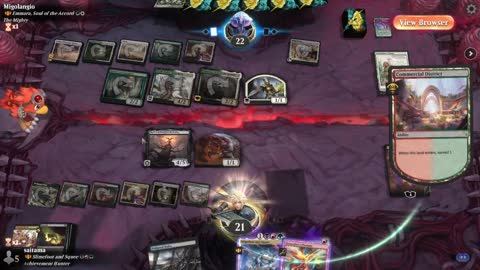 Watch MTG Arena Video Replay - Slimefoot and Squee by saitama VS Emmara, Soul of the Accord by Migolangio - Historic Brawl