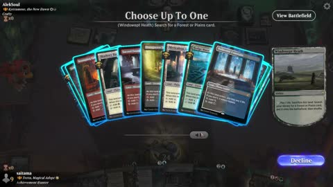 Watch MTG Arena Video Replay - Terra, Magical Adept by saitama VS Ketramose, the New Dawn by AlekSoul - Historic Brawl