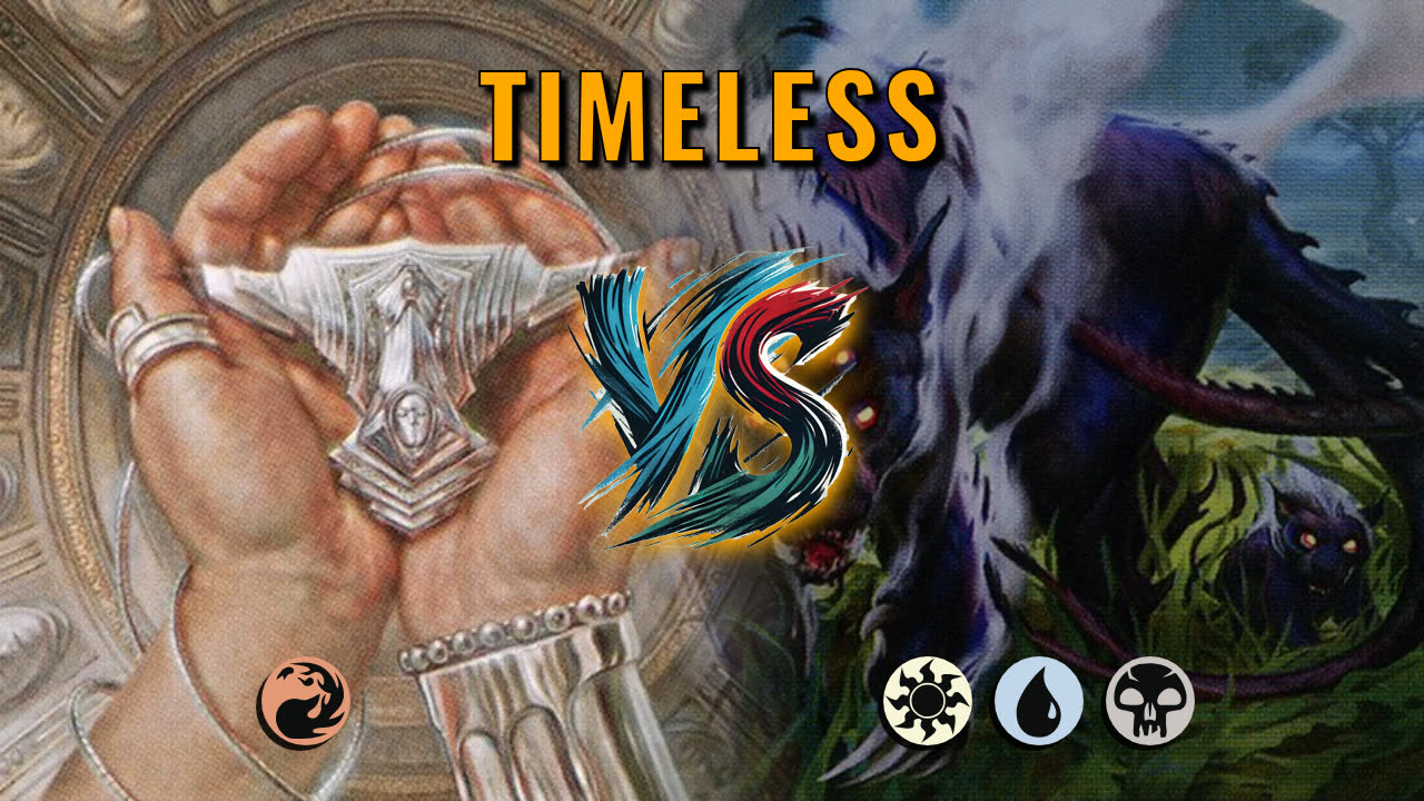 Watch MTG Arena Timeless Video - Mono Red Midrange by saitama VS Esper Aggro by Pochva - 00be97