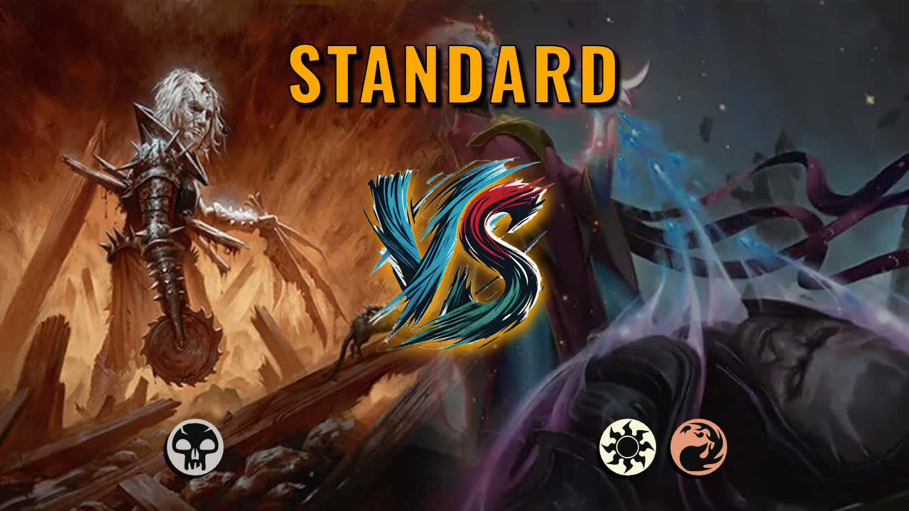 Watch MTG Arena Standard Video - Mono Black Midrange by Numbskull VS Boros Aggro by bonta - f90698