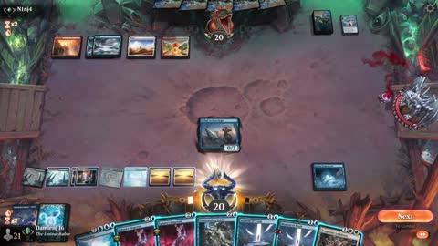 Watch MTG Arena Video Replay - Azorius Midrange by DamienF16 VS Jeskai Midrange by N1nj4 - Standard Traditional Ranked