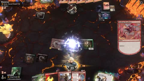 Watch MTG Arena Video Replay - Najeela, the Blade-Blossom by saitama VS Ajani, Nacatl Pariah // Ajani, Nacatl Avenger by Matatron - Historic Brawl