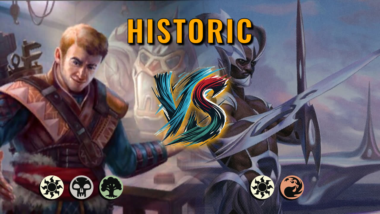 Watch MTG Arena Historic Video - Abzan Midrange by CunicoliGoblin VS Boros Aggro by Bezie - 08446f