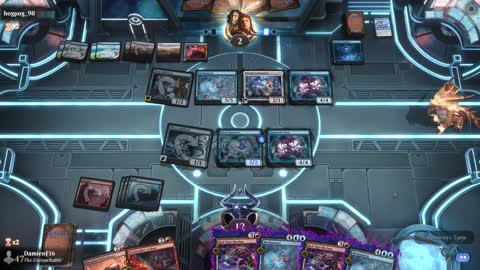 Watch MTG Arena Video Replay - Izzet Midrange by DamienF16 VS Azorius Midrange by hogpog_98 - Premier Draft