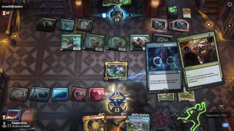 Watch MTG Arena Video Replay - Grixis Midrange by DamienF16 VS Simic Midrange by ArnoldR1mmer - Chromatic Cube Draft