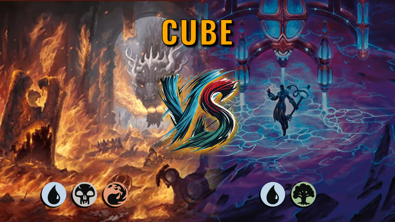 Watch MTG Arena Cube Video - Grixis Midrange by DamienF16 VS Simic Midrange by ArnoldR1mmer - 330b10