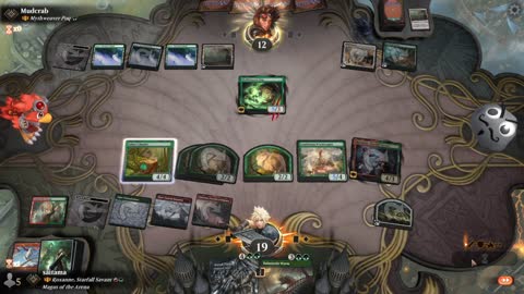 Watch MTG Arena Video Replay - Roxanne, Starfall Savant by saitama VS Mythweaver Poq by Mudcrab - Historic Brawl