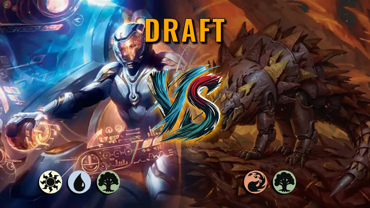 Watch MTG Arena Draft Video - Bant Midrange by DamienF16 VS Gruul Aggro by Just Lola - 8304e0