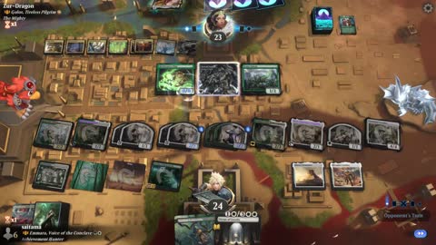 Watch MTG Arena Video Replay - Emmara, Voice of the Conclave by saitama VS Golos, Tireless Pilgrim by Zur-Dragon - Historic Brawl