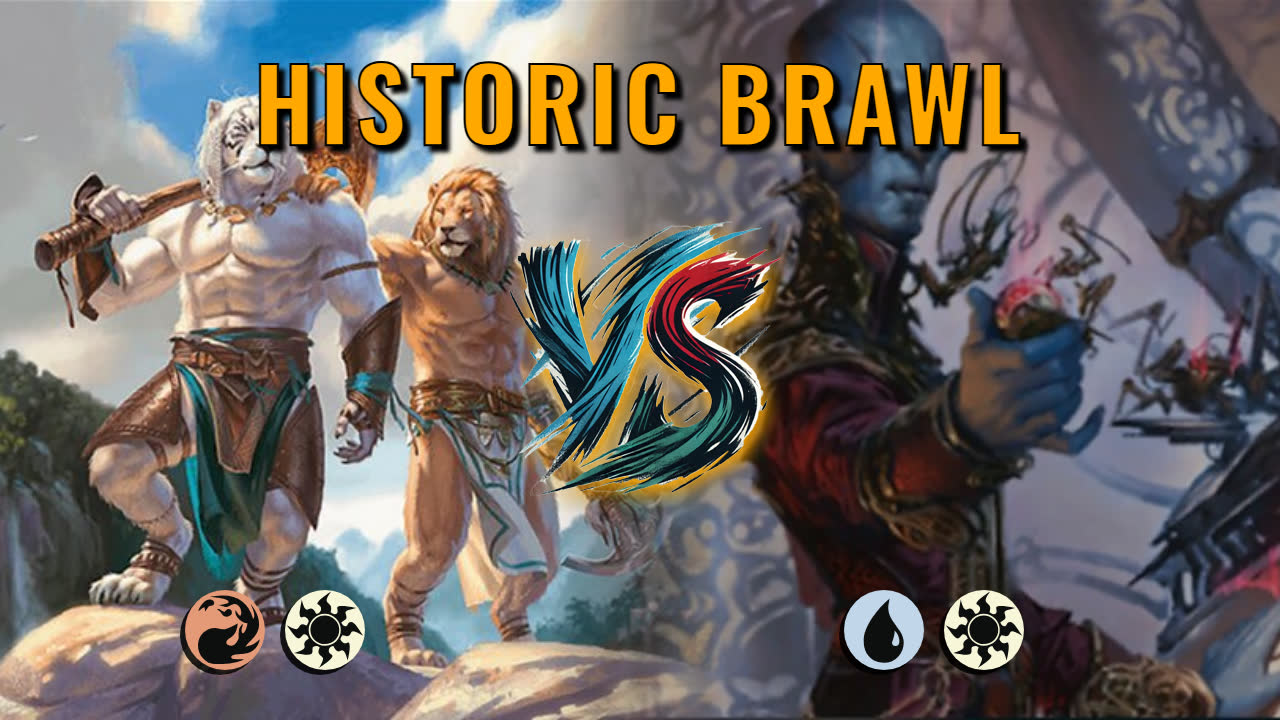 Watch MTG Arena Historic Brawl Video - Ajani, Nacatl Pariah by saitama VS Dovin Baan by Ramomo - 519153