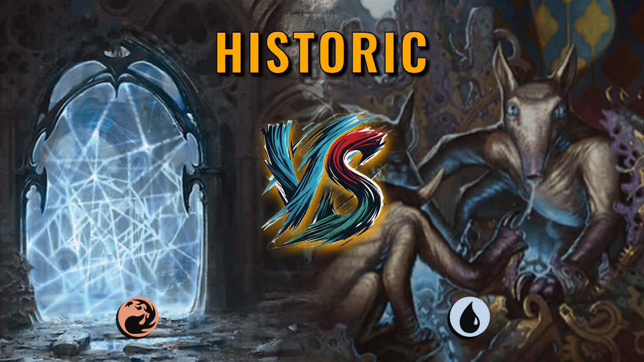 Watch MTG Arena Historic Video - Mono Red Midrange by MTGBudgetBrew VS Mono Blue Midrange by Kastel - 855982