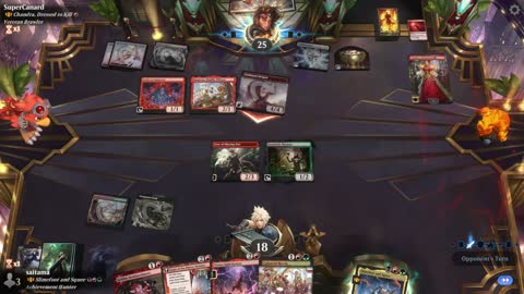 Watch MTG Arena Video Replay - Slimefoot and Squee by saitama VS Chandra, Dressed to Kill by SuperCanard - Historic Brawl