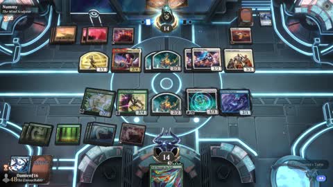 Watch MTG Arena Video Replay - Simic Midrange by DamienF16 VS Boros Midrange by Nummy - Premier Draft