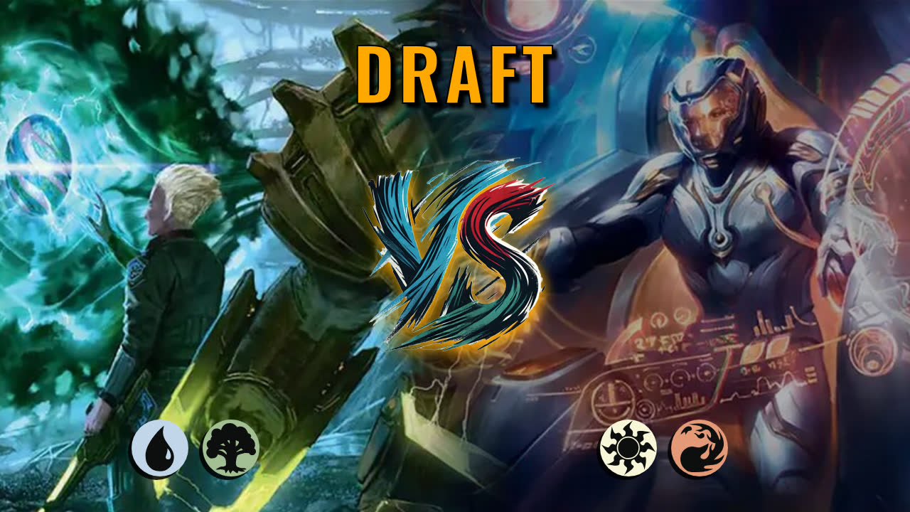 Watch MTG Arena Draft Video - Simic Midrange by DamienF16 VS Boros Midrange by Nummy - 92510c