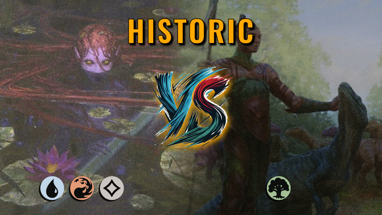 Watch MTG Arena Historic Video - Izzet Midrange by saitama VS Mono Green Aggro by Rinbloch - fc303a